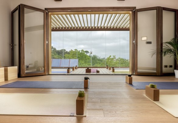 Sala yoga - La Villa nell'isola verde