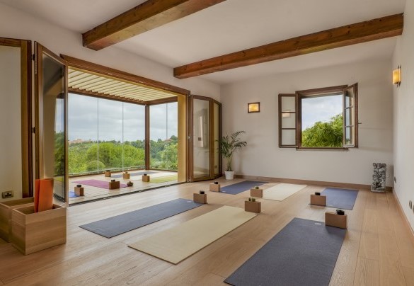 Sala yoga - La Villa nell'isola verde
