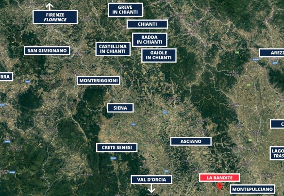 Le Bandite - Mappa 