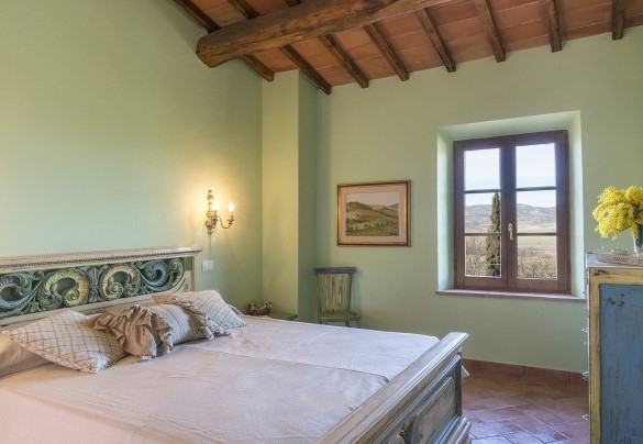 Camera matrimoniale con bagno privato al primo piano- Le Bandite 