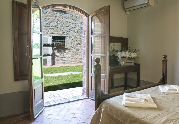 Double bedroom on the ground floor in annex n.1 - Le Caselle