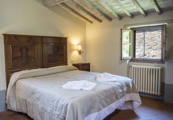Double bedroom on the first floor in annex n.1 - Le Caselle
