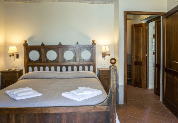 Double bedroom on the first floor in annex n.2 - Le Caselle