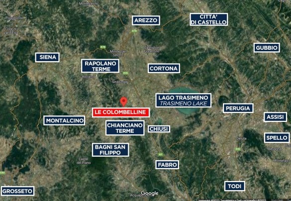 Le Colombelline - Mappa