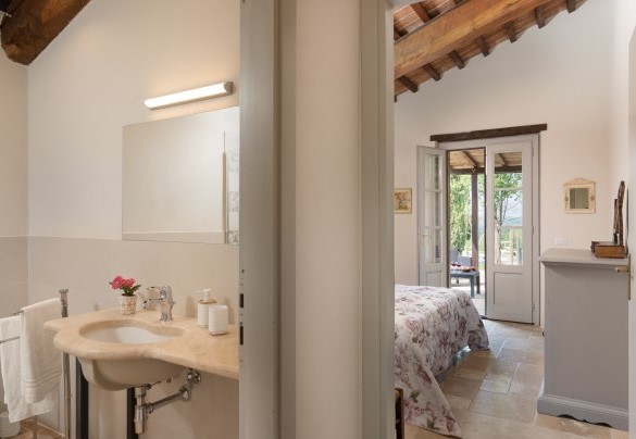 Bagno con doccia n.3 en-suite alla camera n.3. Piano terra - Le Colombelline