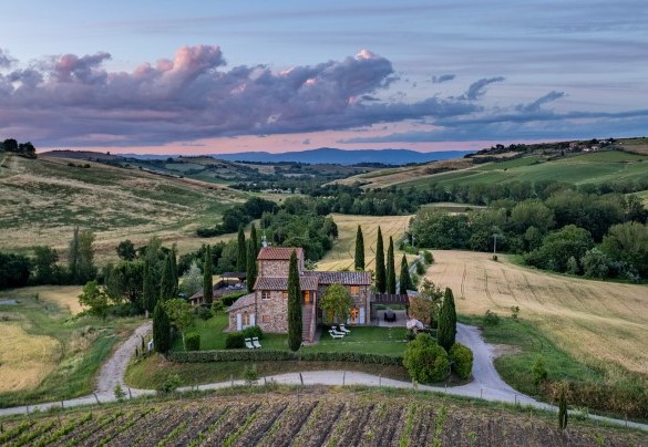 Vigneti pregiati circondano la proprietà - Le Colombelline