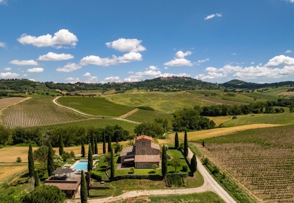 Vigneti pregiati circondano la proprietà - Le Colombelline 