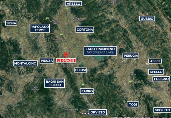 Le Grazie - Mappa