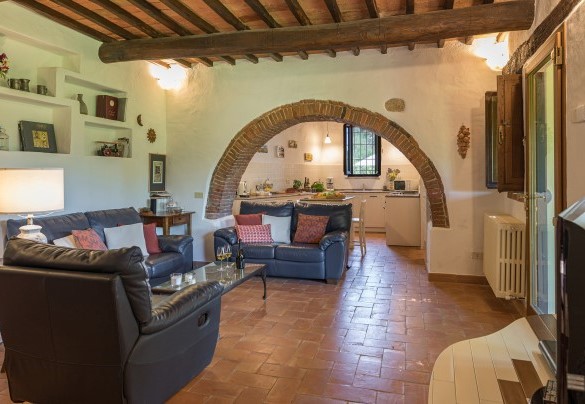 Salotto in open con la cucina - Le Grazie