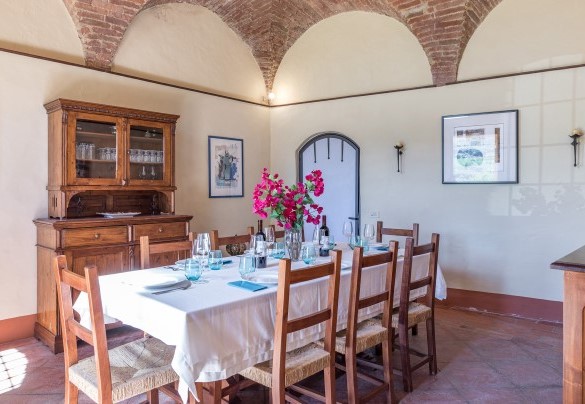 Sala da pranzo accanto al salotto - Le Grazie 