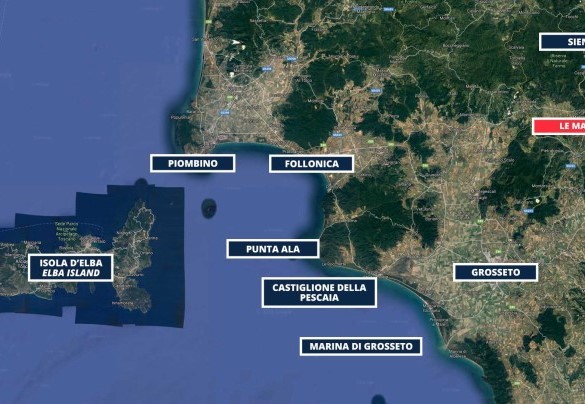 Le Macine - Tourist Map