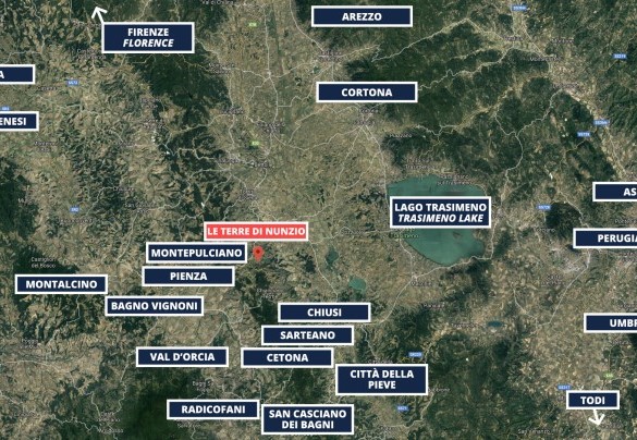 Terre di Nunzio - Map
