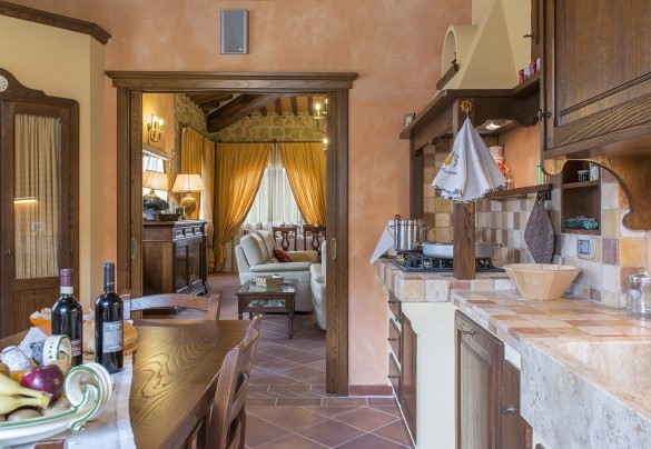 La cucina dallo stile ricercato al primo piano - Le Terre di Nunzio