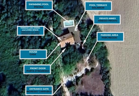 Luce Tra I Faggi - Property Plan