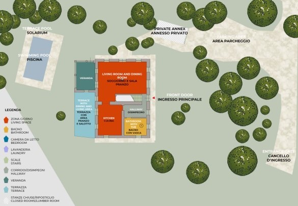 Luce Tra I Faggi - Property Plan