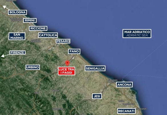 A 20' di auto dalla costa - Luce Tra i Faggi - Mappa