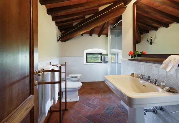Bagno en-suite con doccia - Marangole