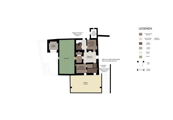 Masseria Grotta Antica - Upper Ground Floor