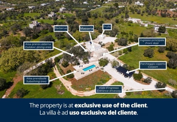 Masseria Grotta Antica - Property plan