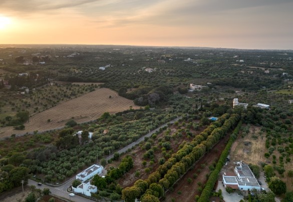Veduta generale della villa e del parco – Masseria Profilo