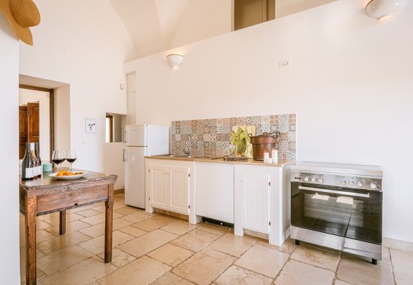 Kitchen on the ground floor - Masseria Samali