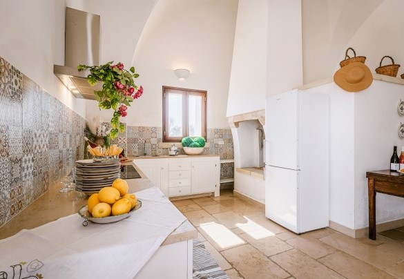 Kitchen on the ground floor - Masseria Samali