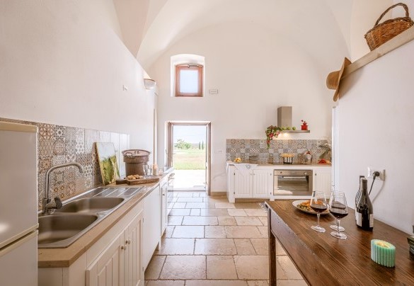 Kitchen on the ground floor - Masseria Samali