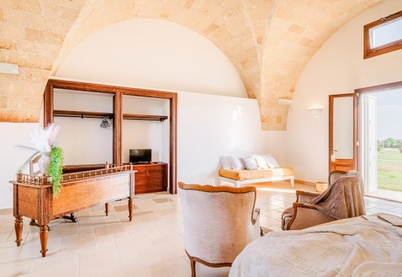 Double bedroom n.4 on the ground floor - Masseria Samali