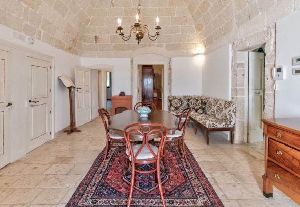 Large hallway/living room first floor – Masseria Tarsia Incuria