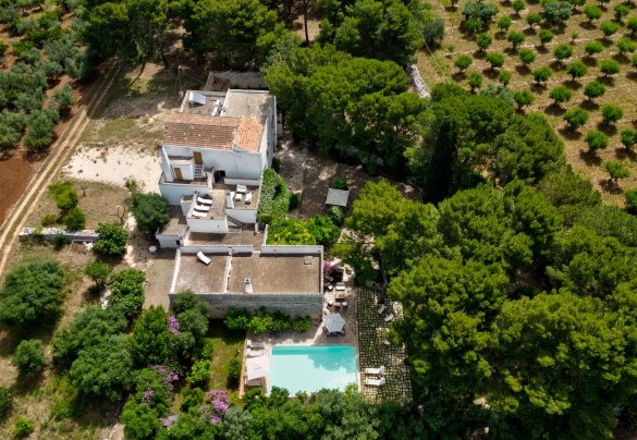 A view from above of the property - Masseria Tarsia Incuria