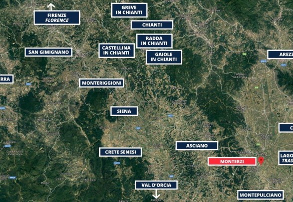 Tourist Map - Monterzi