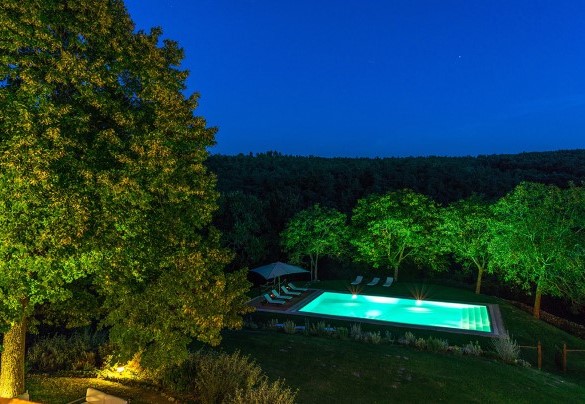 The nighttime panorama - Monticchia