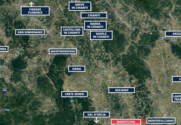 Monticchia - satellite map
