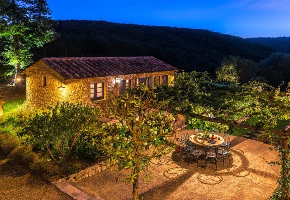 La villa vista dall'alto - Muffato