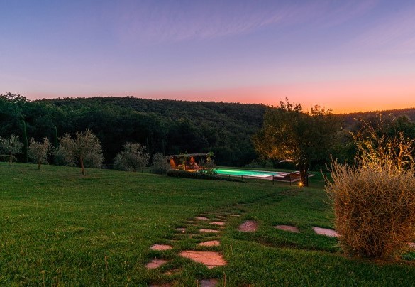 Il panorama serale sulle colline - Muffato