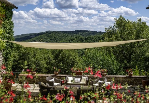 Gli inconfondibili paesaggi a perdita d'occhio nella regione del Chianti - Muricciaglia