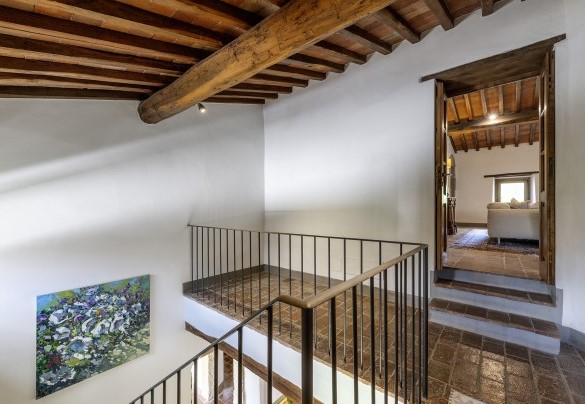 Scala per il primo piano del casale - Muricciaglia