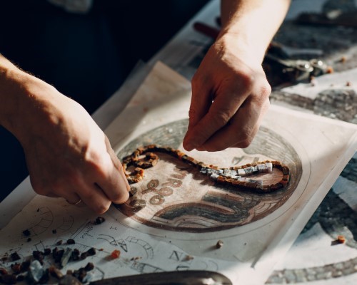 Ravenna: craft Mosaics Laboratory