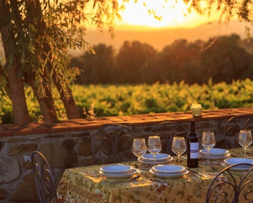 Wine Tour and Sunset Dinner near Siena