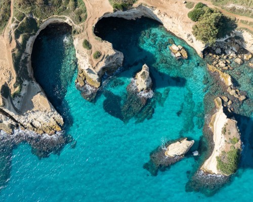 Salento by boat - Full day August – Up to 9 people 