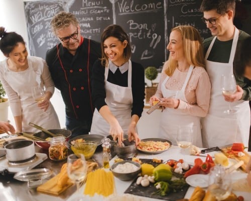 Lezione di pizza e gelato a Firenze