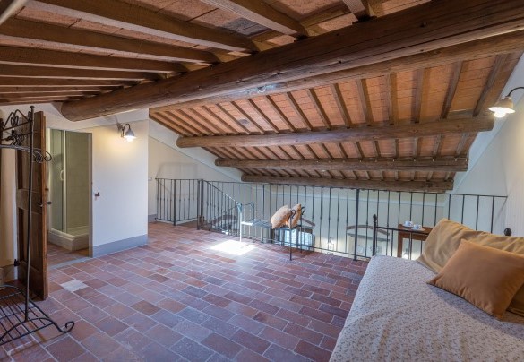 Soppalco con un letto singolo nell'annesso n.2 - Nonno Fernando 