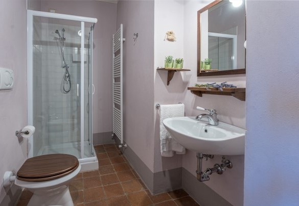 Bagno en-suite con doccia n.3 nell'annesso n.1 - Nonno Fernando 