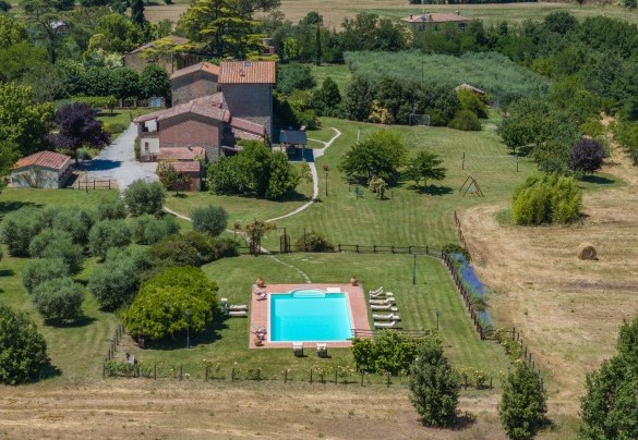 La proprietà vista dall'alto - Nonno Fernando