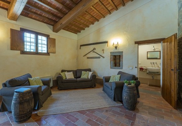 Salotto nella casa principale al piano terra - Nonno Fernando