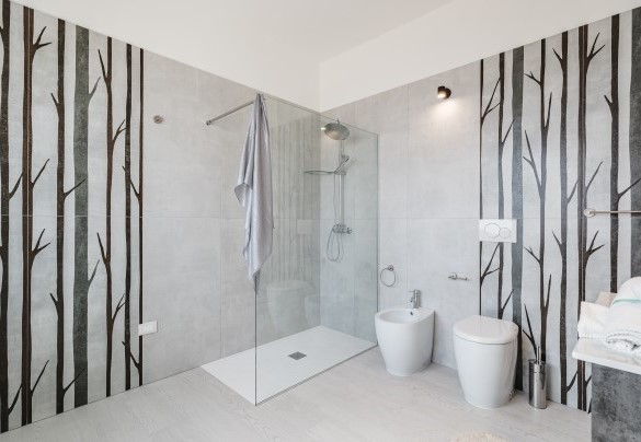 Bagno en suite camera matrimoniale. Nova Domus