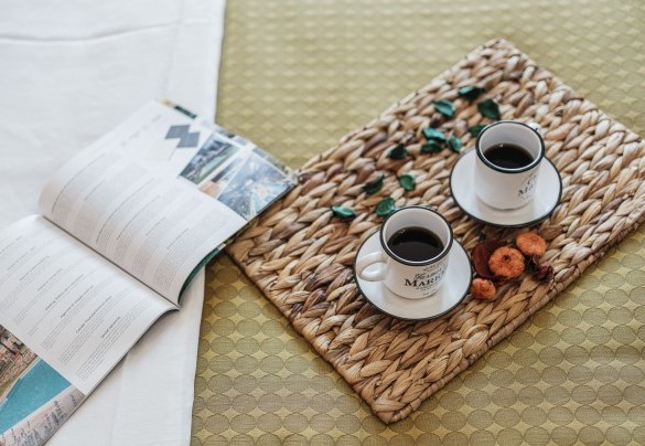 Dettaglio colazione in camera. Nova Domus