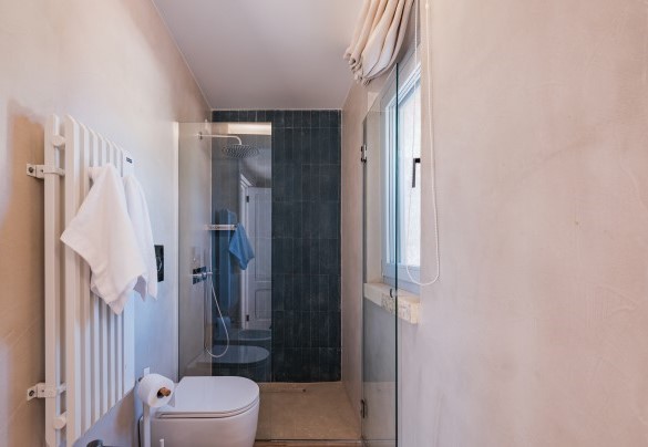 En-suite bathroom with shower n. 5- Opuntia Trulli e Lamie