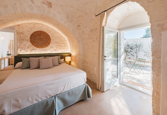 Double bedroom n. 3 with split beds and en-suite bathroom - Opuntia Trulli e Lamie