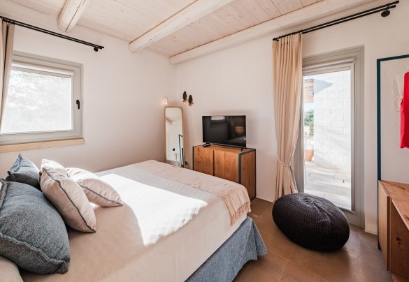 Double bedroom n. 5 with split beds and en-suite bathroom - Opuntia Trulli e Lamie